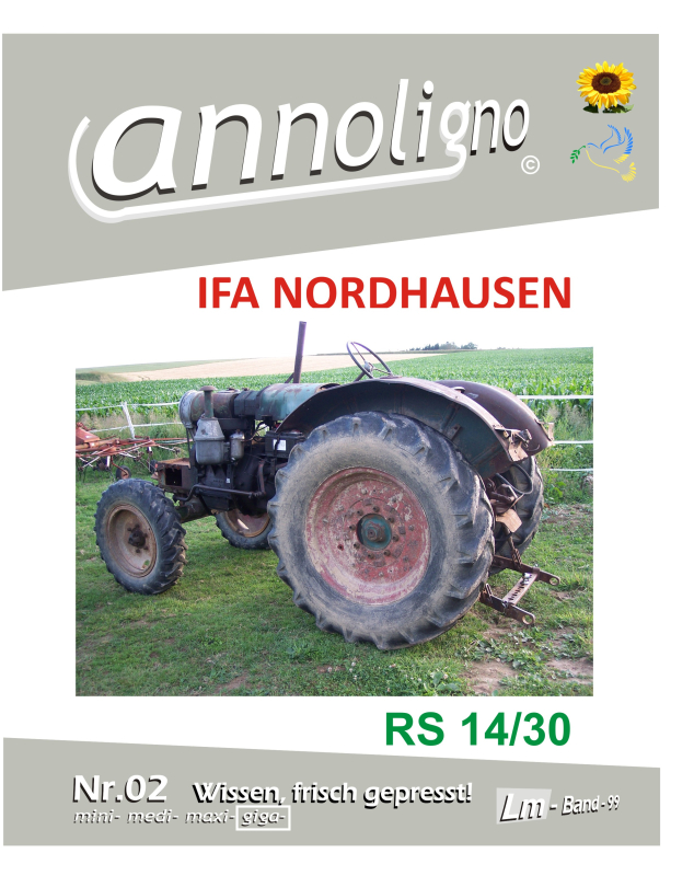IFA Nordhausen Traktor/Schlepper Zugmaschine Typ RS 14/30 Famulus Bild- Ersatzteilliste & Explosionszeichnungen - annoligno 02